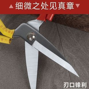 工业家用厨房手工剪子安全裁缝大号皮革剪小号尖头线头剪