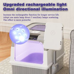 Litter Box Easy Totally Clean Tray Cat Type Enclosed Drawer