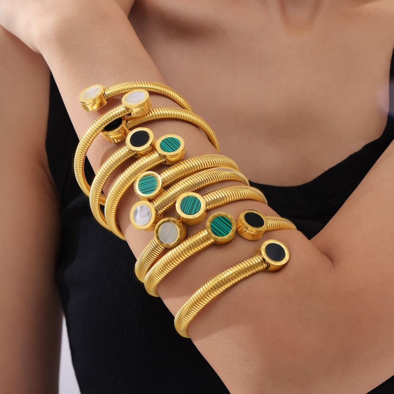 ins风个性简约鹅喉造型开口饰品