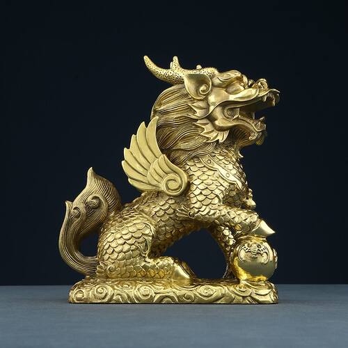 黄铜摆件客厅办公家居工艺品公司乔迁开业礼品