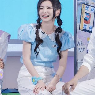 马卡龙色啪啪圈创意手环发圈网红花朵可爱胸针手腕带 明星同款