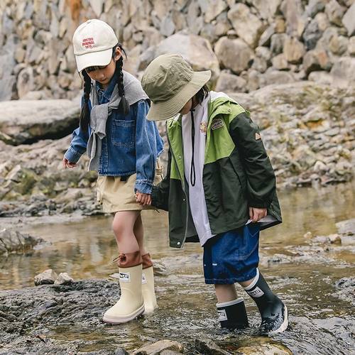 儿童雨鞋男孩户外亲子鞋防水防滑