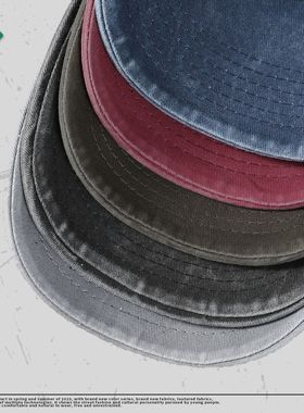 ARTIE男装|2021新品洗水做旧欧美风鸭舌帽男女做旧洗水磨破棒球帽