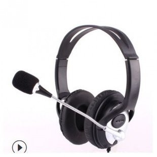 一件 带麦克风学生耳麦 USB头戴式 重低音电脑耳机