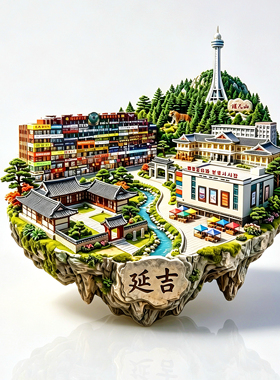 延吉3D立体朝鲜族文创冰箱贴