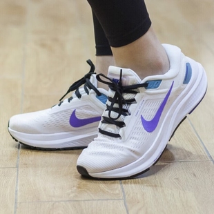 正品耐克W NIKE AIR ZOOM STRUCTURE 24网面透气跑步鞋DA8570-105