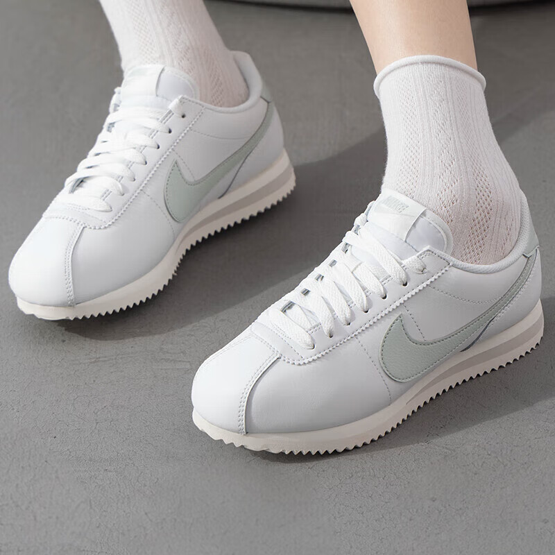 正品耐克W NIKE CORTEZ女子阿甘鞋经典黑白运动休闲鞋DN1791-106