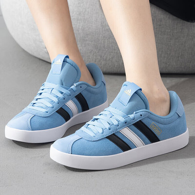 正品阿迪达斯VL COURT男女舒适运动翻毛皮户外休闲低帮板鞋IF4462