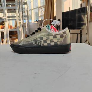 VN0A4P3E1TQ 舒适透气耐磨低帮板鞋 X正品 万斯VANS棋盘格男女同款