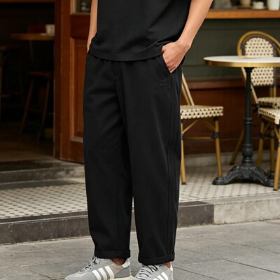 Adidas阿迪达斯三叶草CLSSTPANTSM男子复古梭织休闲运动裤 IW6294