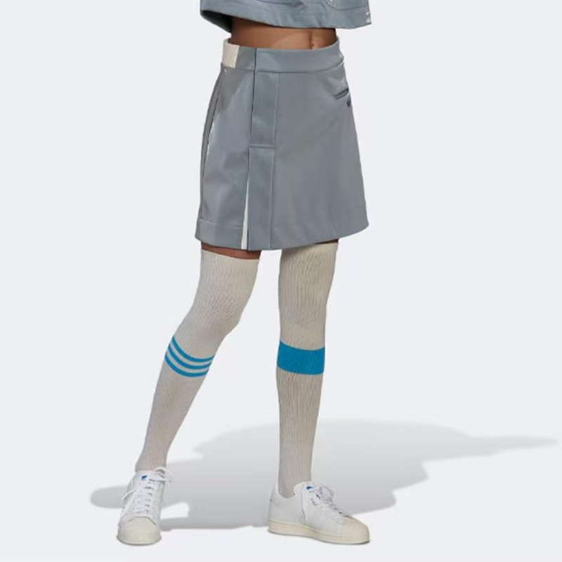 正品阿迪达斯ADIDAS SKIRT女子纯色舒适运动休闲短裙HK7253