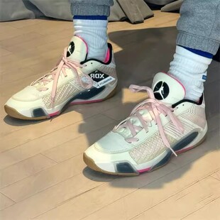 X正品耐克AIR JORDAN AJ38男子中帮减震透气实战篮球鞋FD2325-100