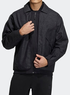 正品阿迪达斯WJ FENG WV JKT男子武极系列运动休闲宽松夹克HY5843