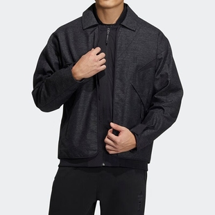 FENG JKT男子武极系列运动休闲宽松夹克HY5843 阿迪达斯WJ 正品