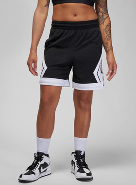 正品耐克W J SPT DIAMOND SHORT 女子锻炼运动梭织短裤FB4589-010