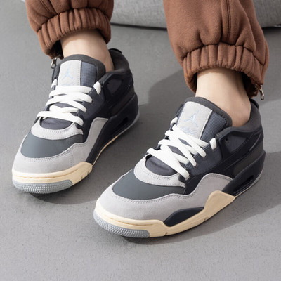 正品耐克男大童AIRJORDAN4RM(GS)运动训练篮球鞋FQ7938-002