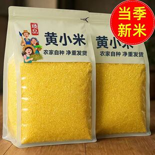 【净重发货】2025正宗内蒙黄小米新米宝宝米孕妇养胃煮粥小黄米