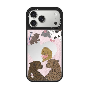 Air Plus镜面磁吸手机壳动物治愈 现货CASETiFY联名艺术家Roria豹豹猫猫适用苹果iPhone17ProMax
