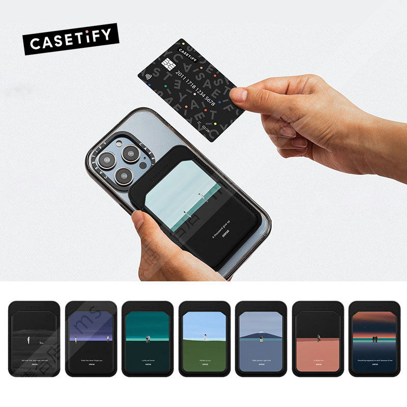 suntur磁吸纯素皮革卡套CASETiFY