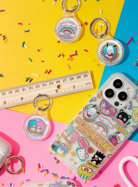 Sonix联名三丽鸥朋友贴纸适用苹果iPhone17ProMax磁吸手机壳16/15卡通可爱萌趣味小众ins风防摔保护套时尚潮