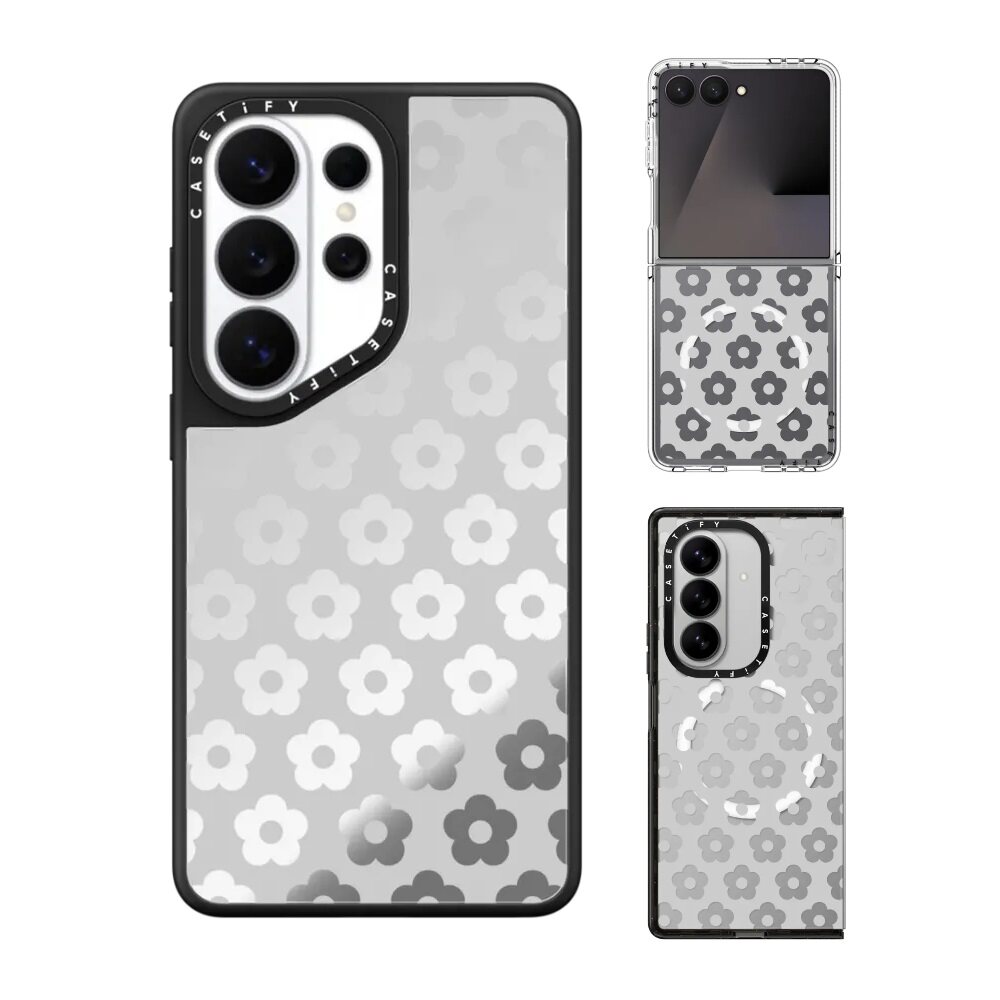 现货CASETiFY春日绽放系列透明花朵手机壳适用samsung三星S26/25/24Ultra+Z Flip/Fold7/6磁吸保护套时尚潮牌