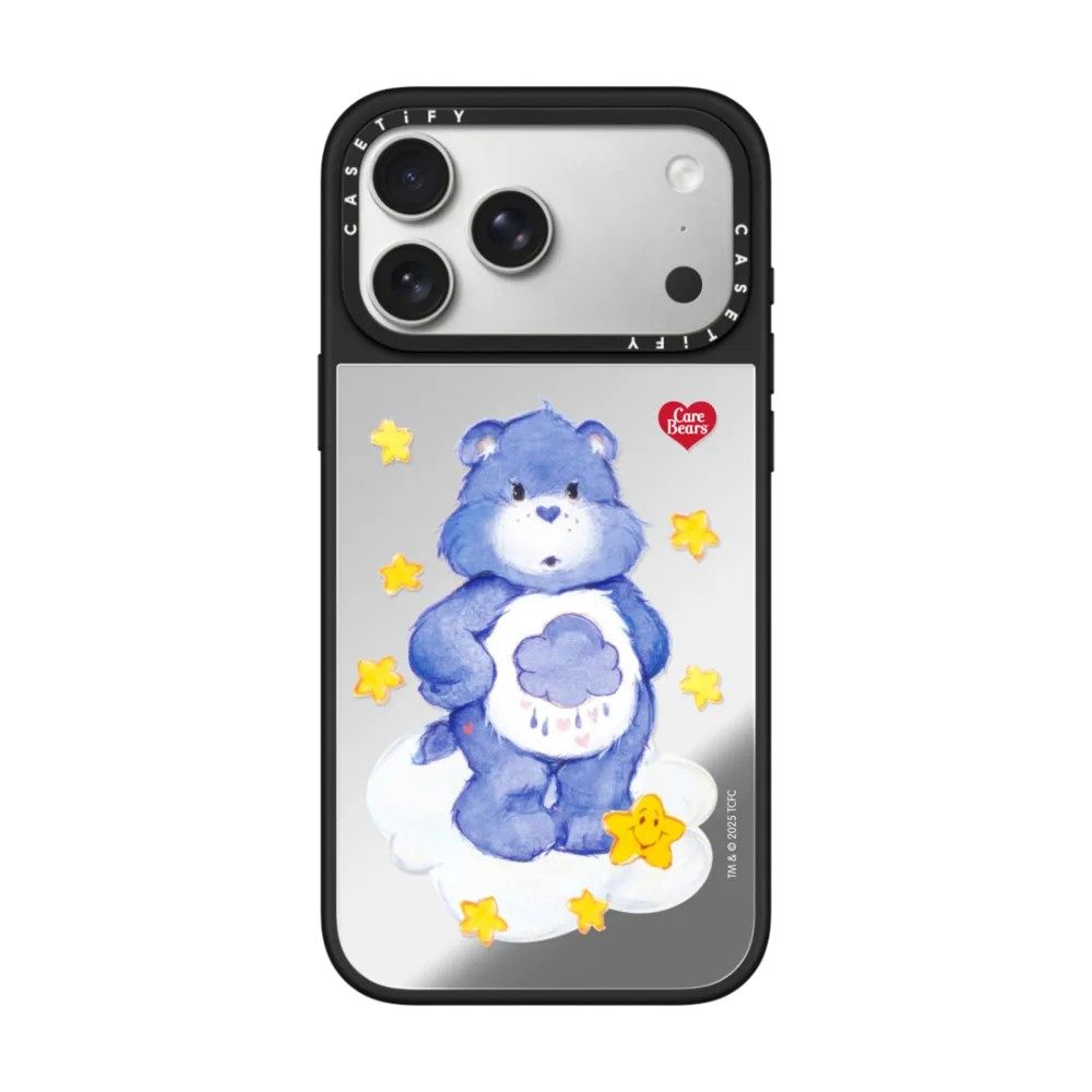 现货CASETiFY联名Care Bears不爽小熊手机壳适用苹果iPhone17ProMax/Air/16/15/14/13Plus保护套磁吸镜面潮牌