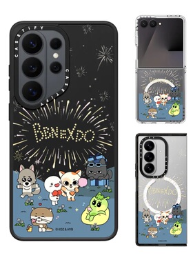 现货CASETiFY联名BBNEXDO烟花手机壳适用samsung三星S26/25/24/Ultra+Z Flip/Fold7/6镜面磁吸保护套卡通潮牌