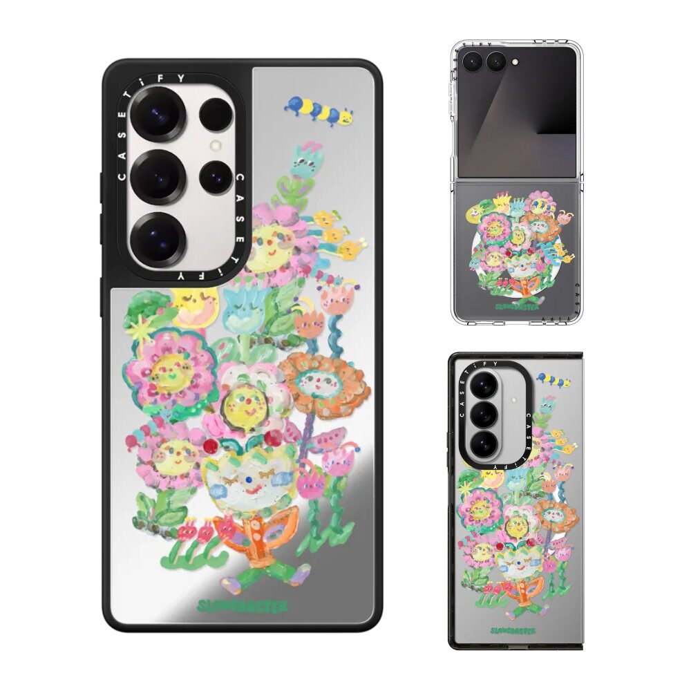 软萌花卉贴纸CASETiFY三星手机壳