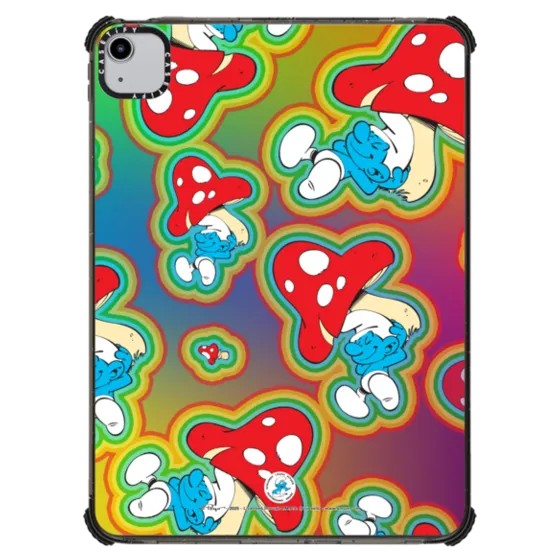 CASETiFY联名蓝精灵The Smurfs平板电脑保护套适用苹果iPad10.9"/Pro13/12.9/11寸Air4/5代M2/3/4壳mini6动漫