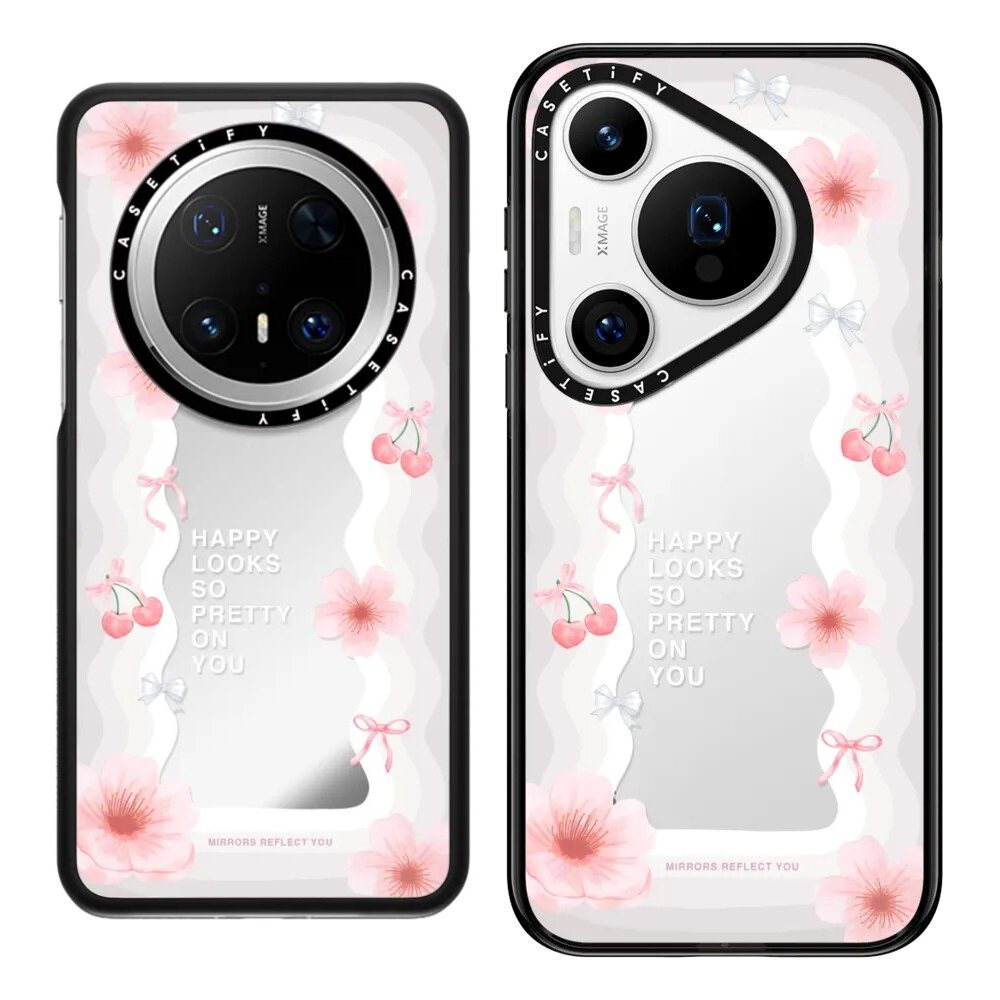 樱花浪潮CASETiFY华为手机壳粉红