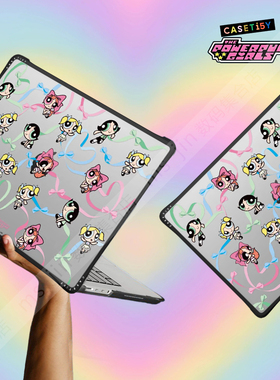 CASETiFY联名飞天小女警丝带电脑笔记本保护套适用苹果MacBook Pro16/14/13寸Air13防摔15寸M1/2/3/4壳卡通潮