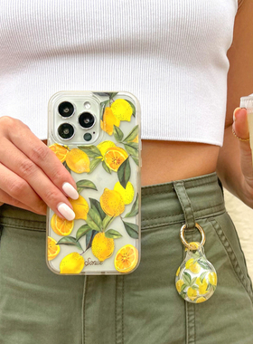 sonix清新柠檬适用苹果iPhone14 pro max磁吸手机壳13全包防摔套