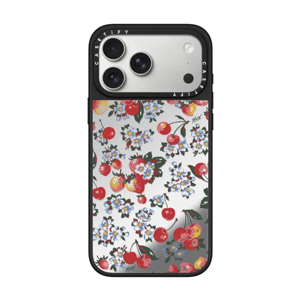现货CASETiFY艺术家HVN草莓樱桃手机壳适用苹果iPhone17ProMax/Air/16/15/14/13Plus磁吸保护套防摔趣味潮牌