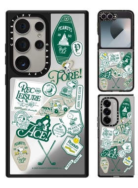 现货CASETiFY联名Peanuts花生乡村俱乐部定制手机壳适用samsung三星S25/24Ultra+Z Flip/Fold6/5磁吸保护套潮