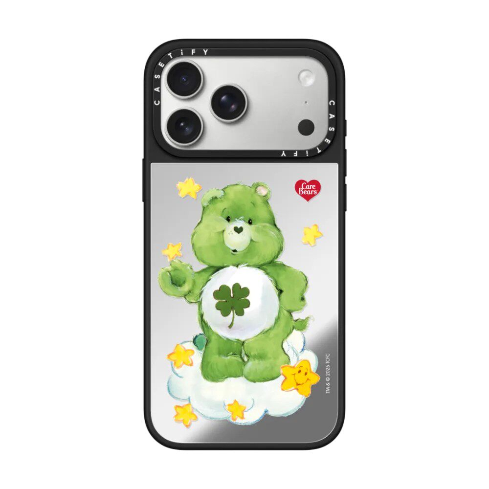 现货CASETiFY联名Care Bears幸运小熊手机壳适用苹果iPhone17ProMax/Air/16/15/14/13Plus保护套磁吸镜面潮牌