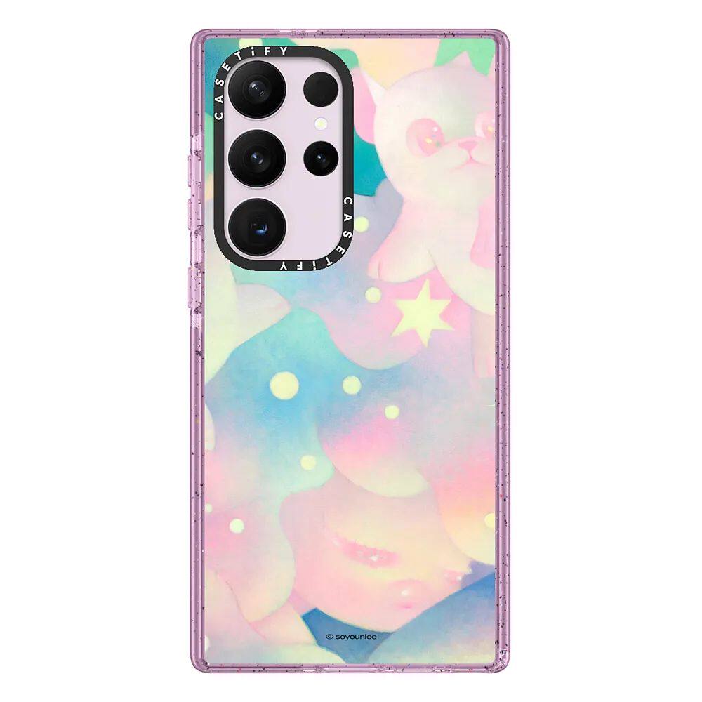 现货CASETiFY艺术家联名So Youn Lee失眠Mango适用samsung三星S23/S24 Ultra/Z Flip5/Z Fold5/4/3手机壳梦幻