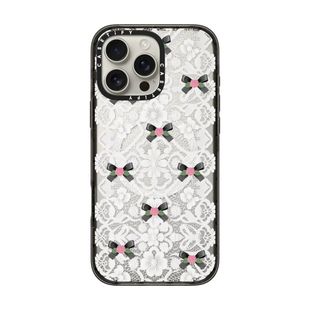 現貨CASETiFY花朵蝴蝶結甜心適用蘋果iPhone16 Pro Mini磁吸手機殼防摔保護套個性 潮牌 Plus Max