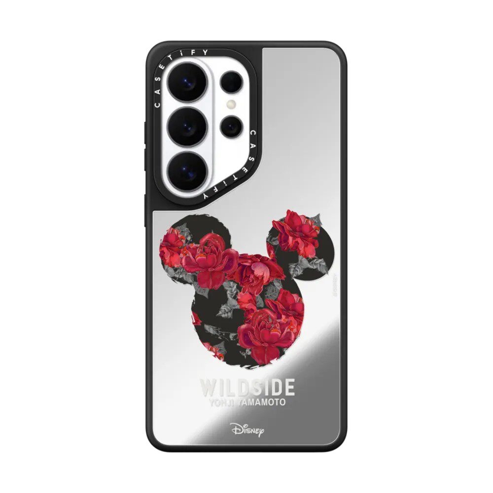 WILDSIDE迪士尼特别版CASETiFY米老鼠和玫瑰手机壳适用samsung三星S26/25/24Ultra+镜面磁吸保护套防摔经典潮