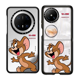 现货CASETiFY联名猫和老鼠Tom and Jerry杰瑞角色手机壳适用huawei华为Mate70/60Pro+Pura70/Ultra+Pocket2潮
