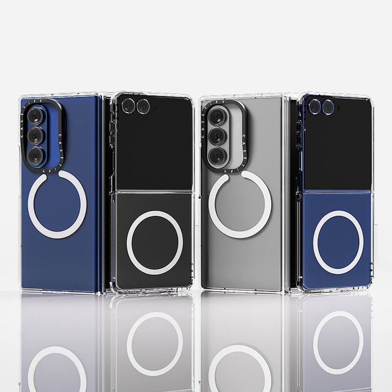 CASETiFY正品个性化来图定制可写字手机壳适用三星Galaxy Z Flip 7/Z Fold 6净版简约透明黑色全包防摔保护套