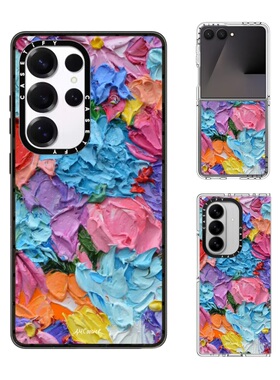 现货CASETiFY艺术家Ann Marie Coolick颓废花束手机壳适用samsung三星S25/24Ultra+Z Flip/Fold7/6/5保护套潮