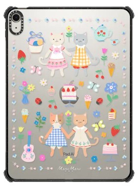 CASETiFY联名Meri Meri平板电脑保护套适用苹果iPad10.9Pro13/12.9/11寸Air4/5代M2/3/4壳mini6卡通精致潮牌