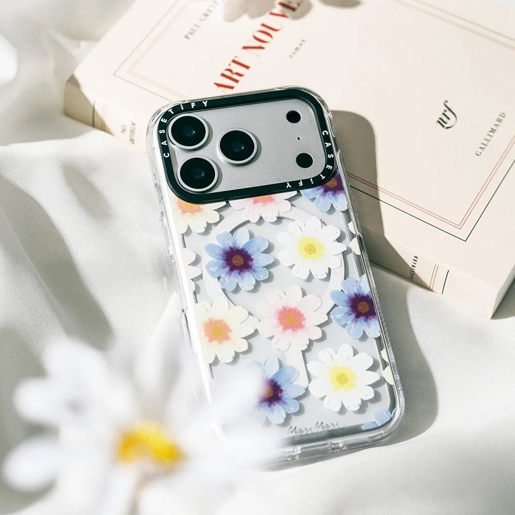 现货CASETiFY联名Meri Meri花园手机壳适用苹果iPhone17Pro/Max/Air/16/15/14/13Plus镜面磁吸保护套精致潮牌