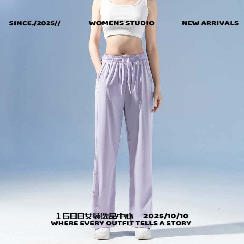 浙江台州三门冲锋衣夏季三防女款冰丝长裤休闲运动透气跑步健身宽