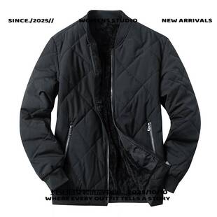 苏州东展羽绒女款日韩风冬季棉衣男加绒飞行服外套 工装大码保服