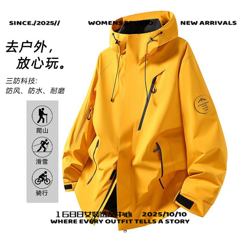 石狮冲锋衣秋冬新款超好看女生冲锋衣小个子外套户外三合一进藏登