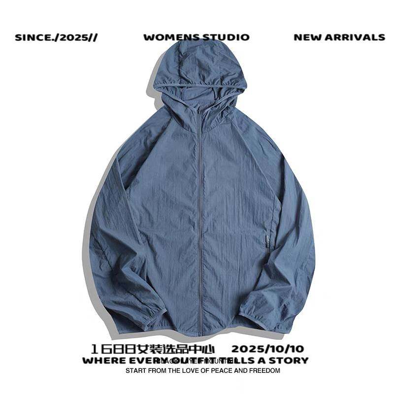 台州三门冲锋衣男打样生产山系工装皮肤衣防紫外线透气防晒衣服