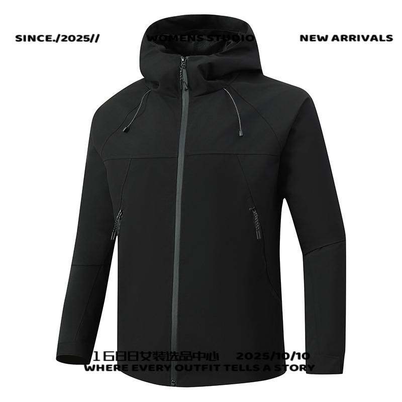 泉州冲锋衣男款男士大号通用户外防水美式冲锋衣加肥加大码休闲外