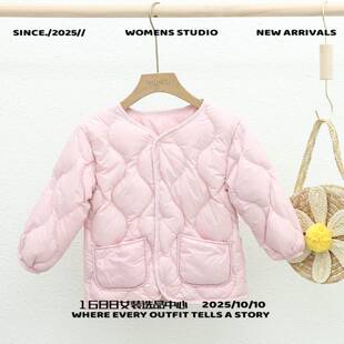 平湖耀炜羽绒服儿童轻薄款服女童男童宝宝小童校服内穿保暖秋冬轻