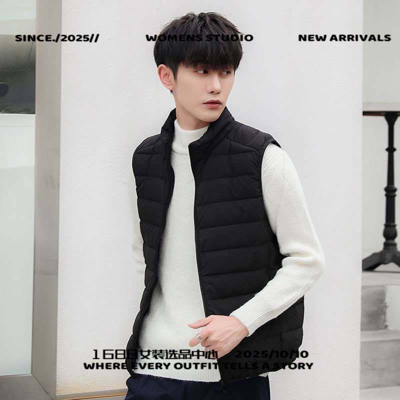 晋江伯希熊服饰新款轻薄马甲背心男士短款薄款无缝一体轻便坎肩马,男装,羽绒马甲,淘宝优惠券,粉丝福利购,淘宝优惠卷